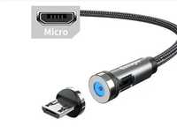 Кабель зарядный micro USB Essager повор на 540° магн / 2 метра