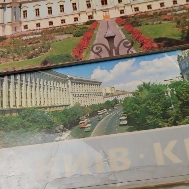 Київ листівки, карта