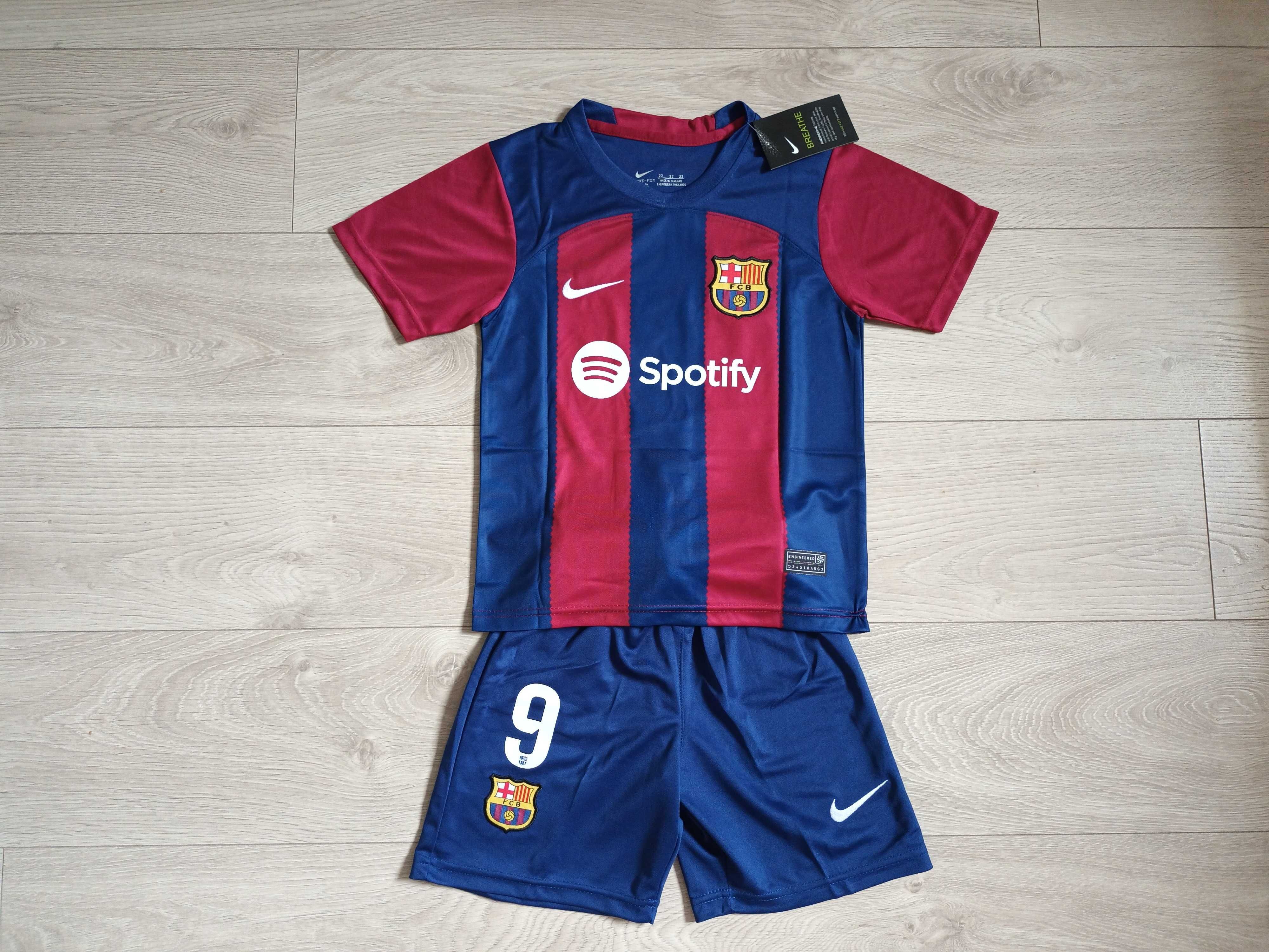 Komplet juniorski FC BARCELONA LEWANDOWSKI 9 23/24 Dla Dziecka w 24H