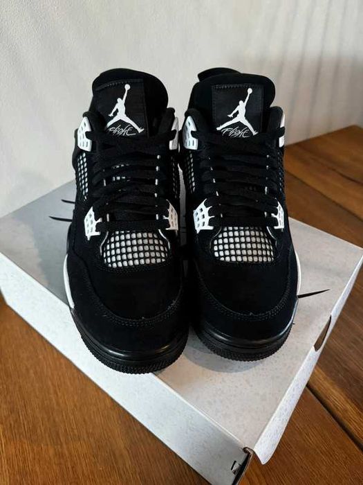 "Buty damskie Trampki"Nike_Air_Jordan_4_Retro_White_Thunder R.46