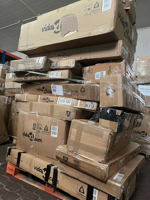Palety zwrotów konsumenckich Vidaxl mix Amazon zwroty kategoria BC