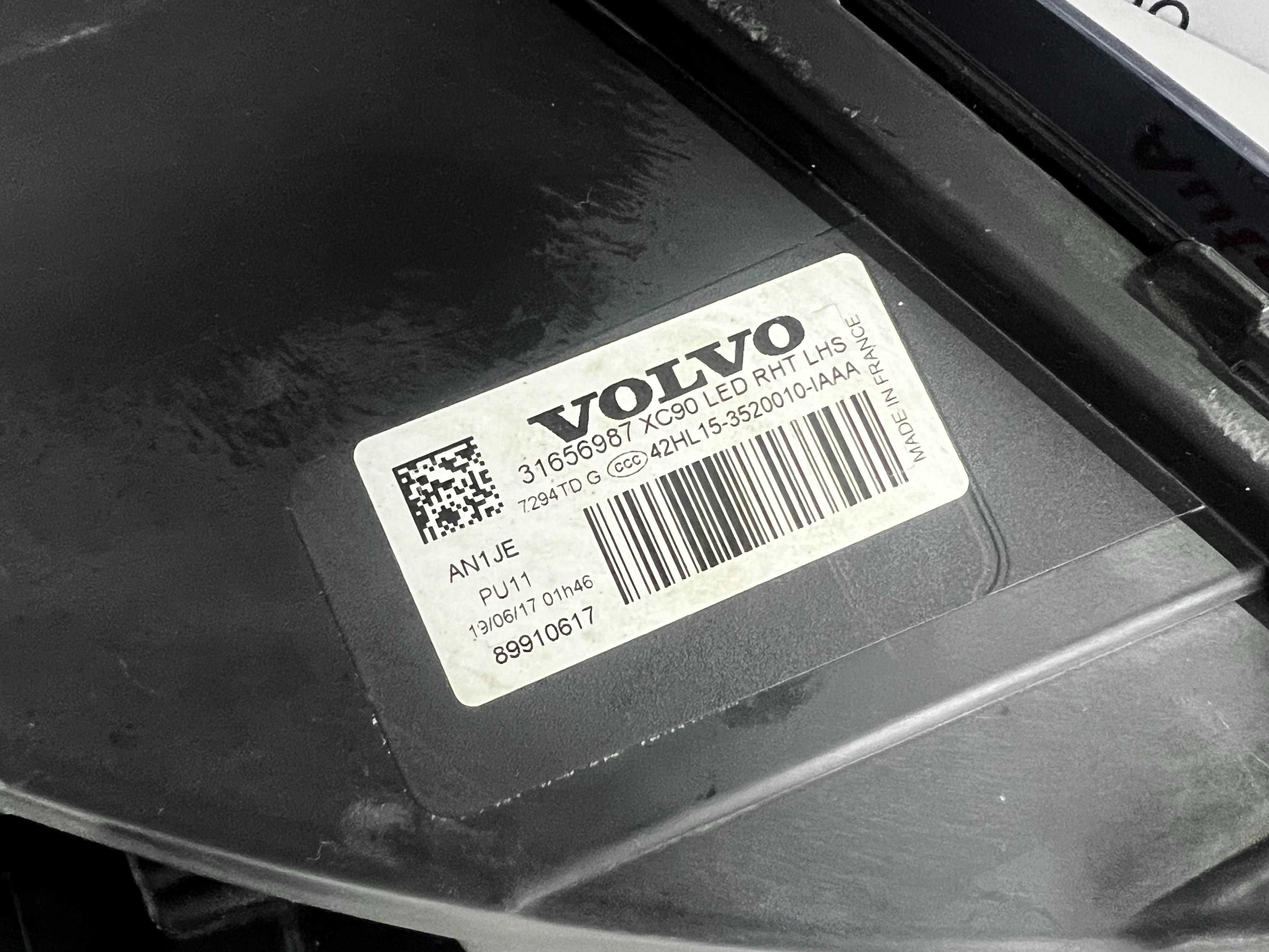 Volvo XC90 2 31656987 Full Led 2 покоління фара до рест