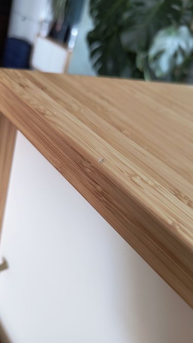 IKEA Svalnas biurko regał wiszący modułowy bambusowy
