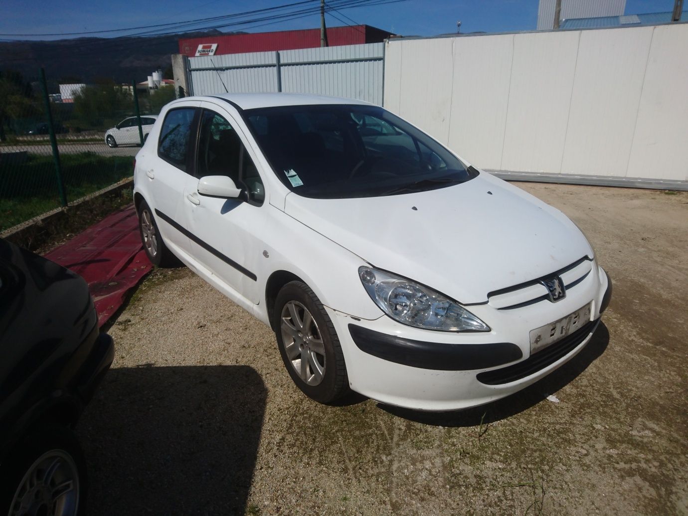 Peças Peugeot 307 Motor 2.0HDI RHY, frente completa, airbags, porta