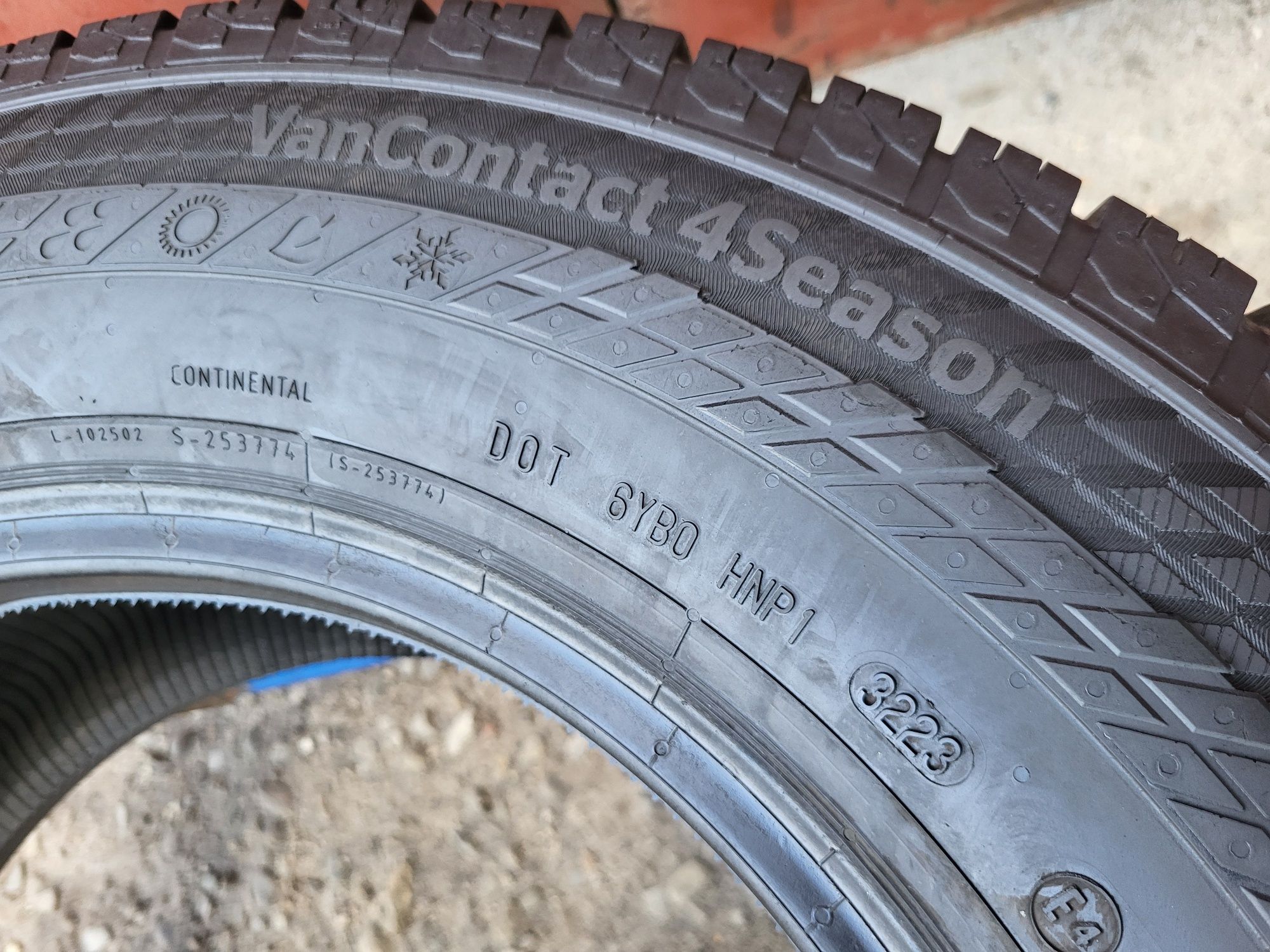 235/65/16C R16C 121/119R Continental VanContact 4Season 4шт шини 5мм