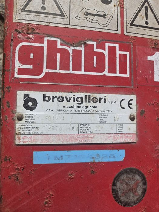 Kosiarka rozdrabniacz 150cm włoska sadownicza mini traktorek japoński