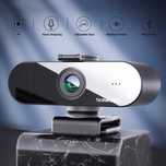 Kamera internetowa Quad-HD 2K z wbudowanym mikrofonem + osłona