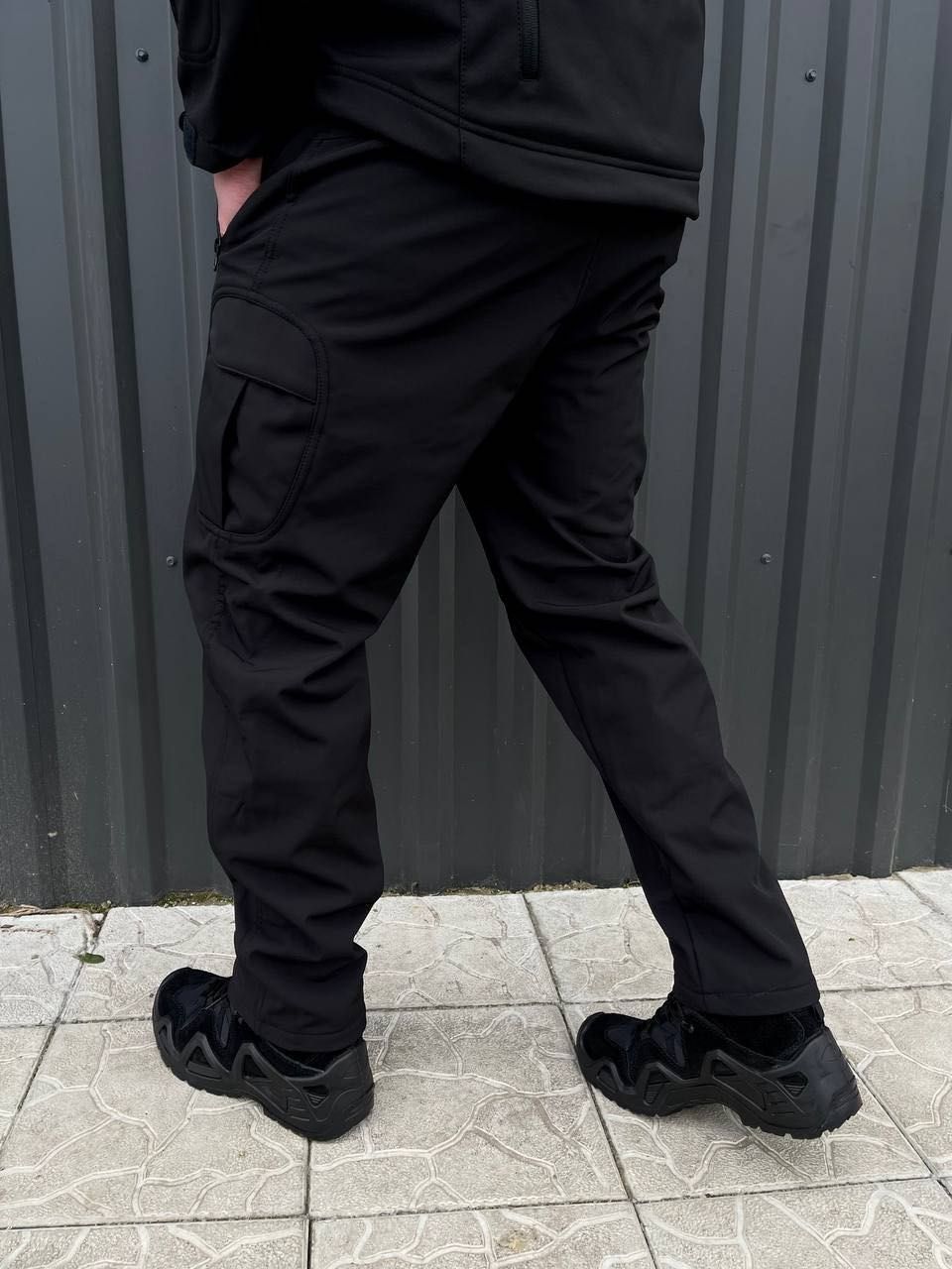 ‼️Хіт‼️ Зимові тактичні штани Esdy Soft Shell Black M//XL/