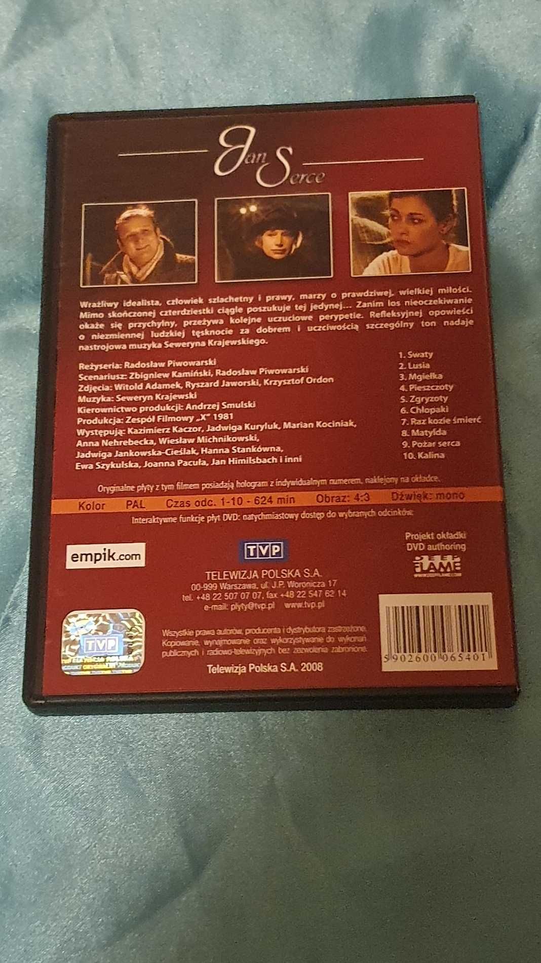 Jan Serce  DVD  serial