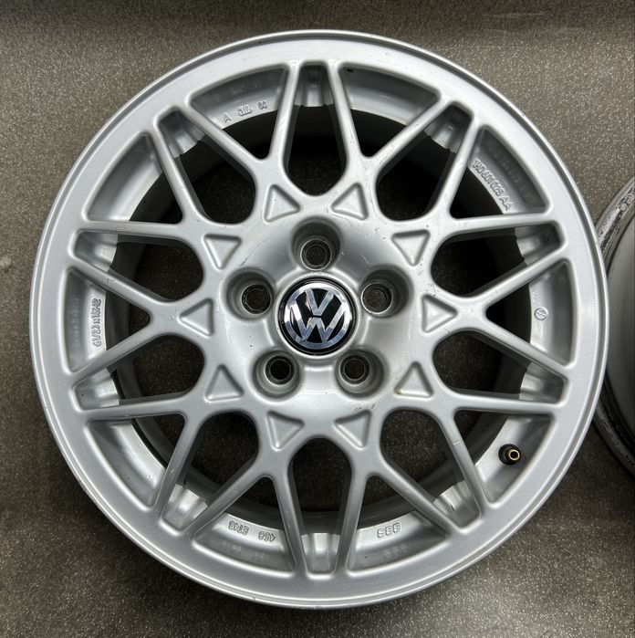 Диски BBS R15 5 100 et43 J6.5 Оригінал polo golf 3 fabia rapid tour