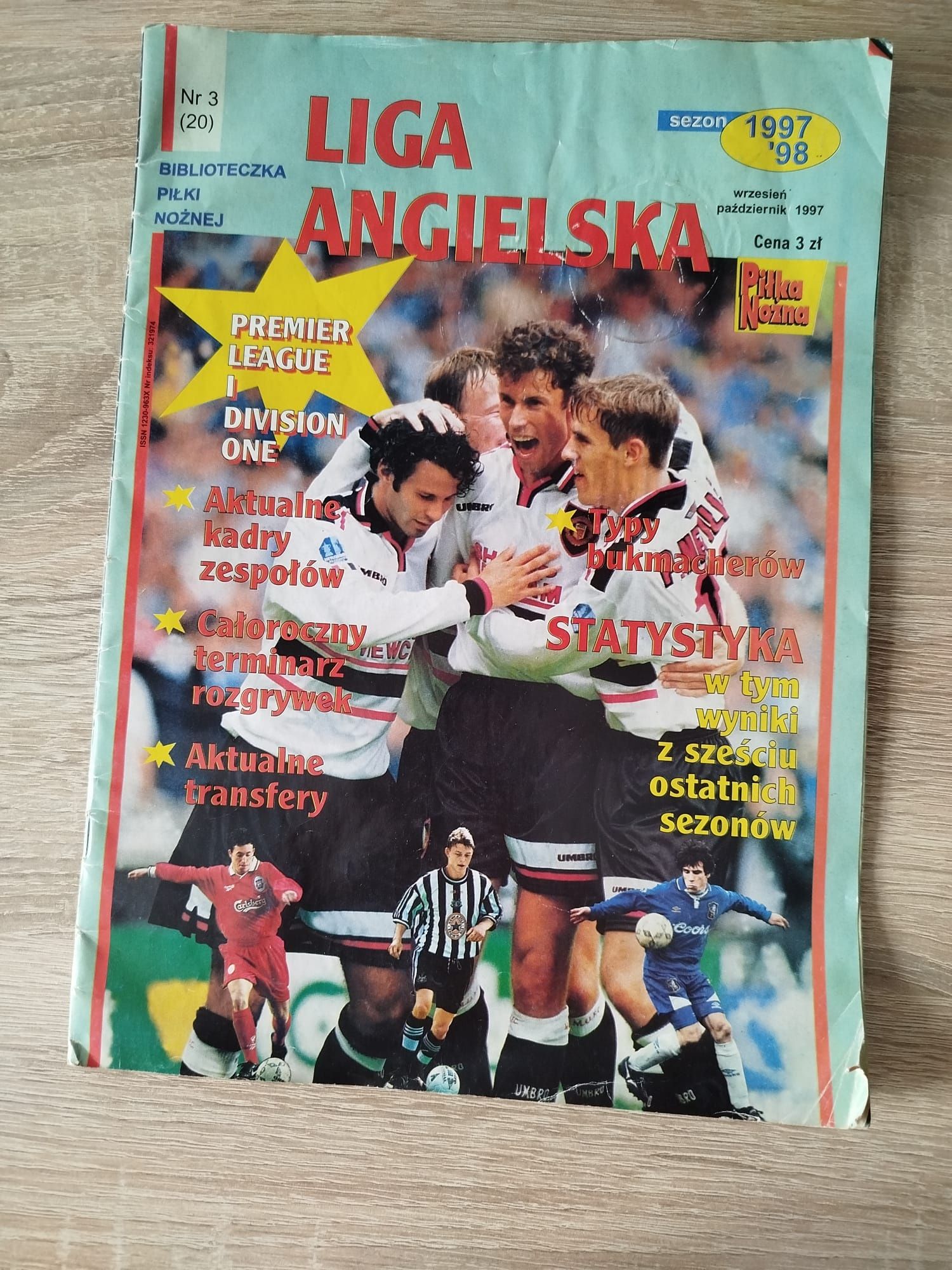Gazeta program meczowy Biblioteczka piłki nożnej liga angielska