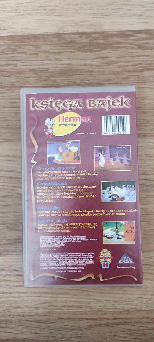 Bajka dla dzieci Herman i przyjaciele, kumpel Kacpra, kaseta VHS