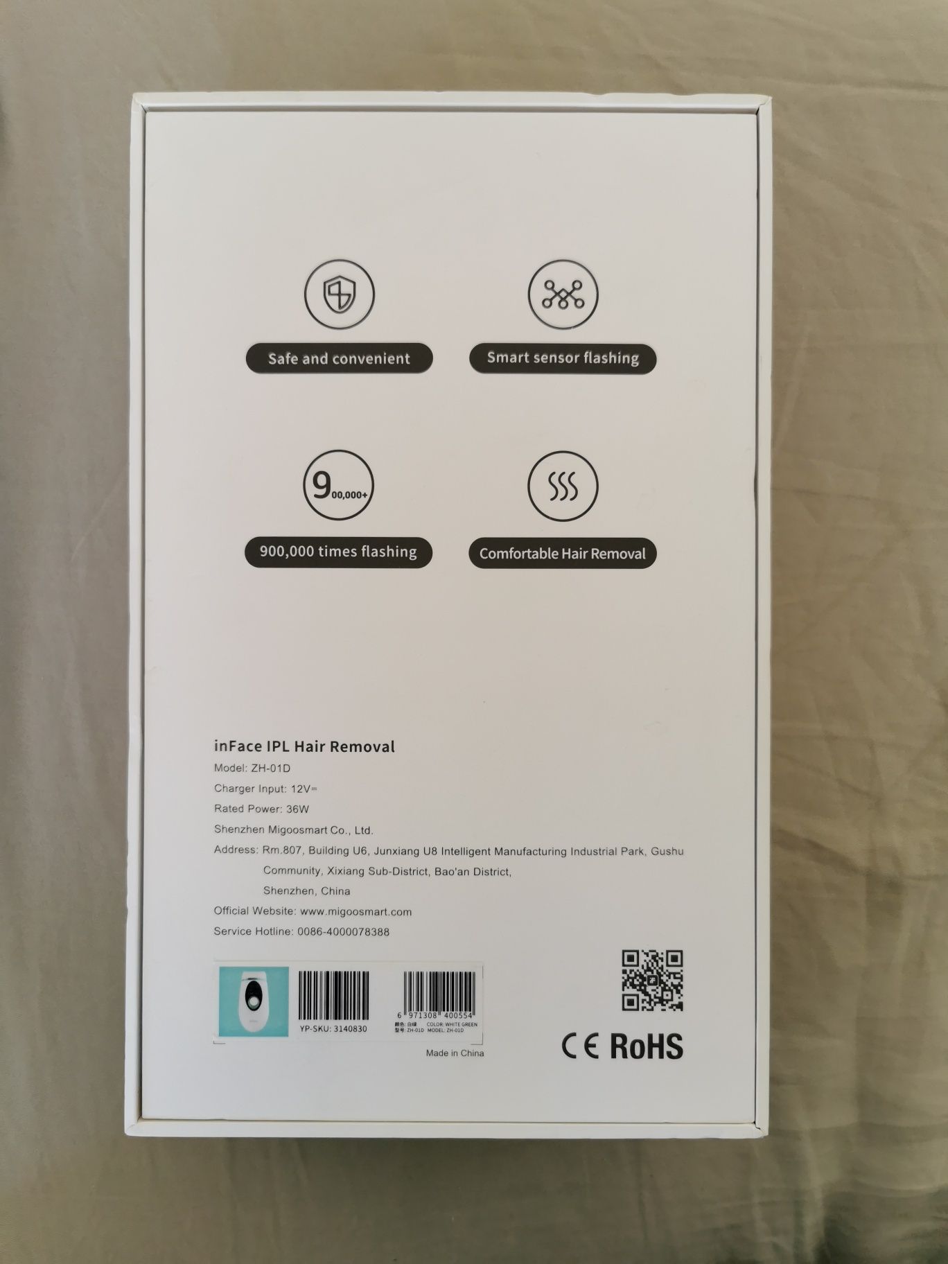 InFace IPL HAIR Removal como Nova
