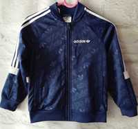 Granatowa bluza rozsuwana Adidas 3-4 lata 104cm Stan BDB