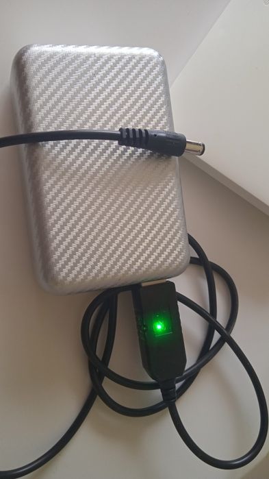 Кабель шнур 5v на 12v, з перетворювачем для роутера DC 5.5 х 2.1 від п