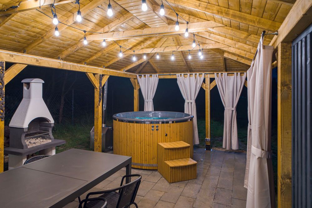 Nowoczesny domek z balią do wynajęcia na Jurze Krak- Częst