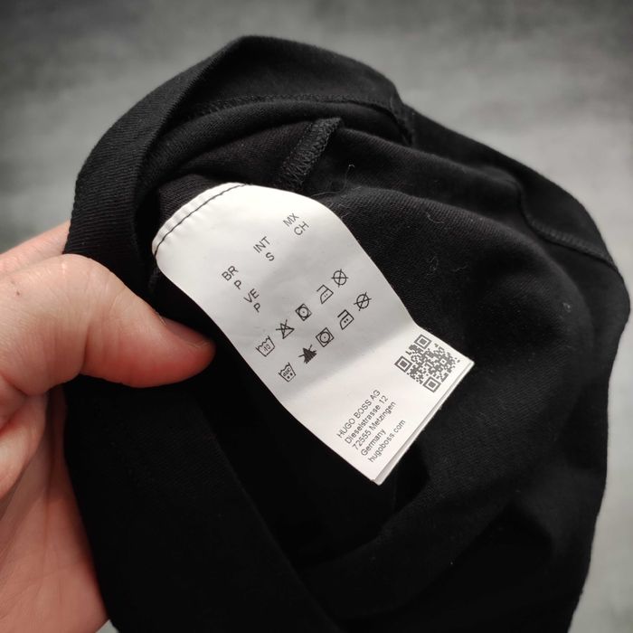 MĘSKA Koszulka Bawełna Elegancka Haft Logo PREMIUM Hugo Boss Klasyk