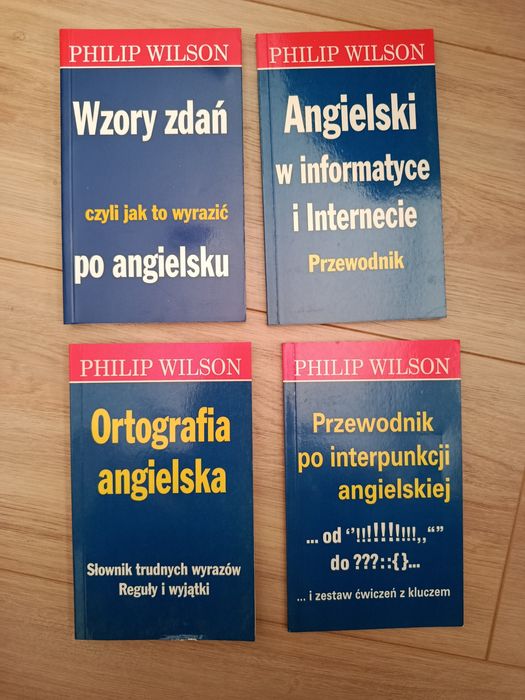 Ortografia angielska, wzory zdań, interpunkcja angielska Wilson