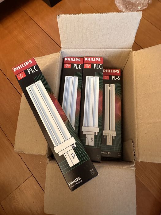 Conj. 6 lâmpadas PL-C 26W G24d3 novas