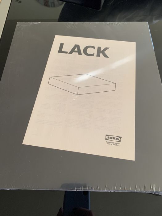 2 prateleiras LACK IKEA novas