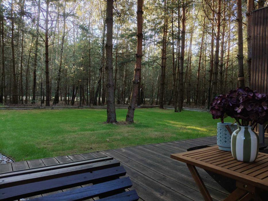 Domki na wynajem w lesie pod Warszawą - jacuzzi i sauna