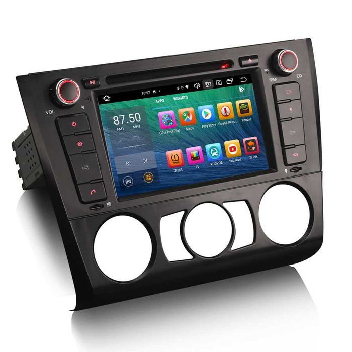 Radio FM RDS CarPlay Android GPS DVD CD MP3 MP4 SD USB BMW E81 E82 E88