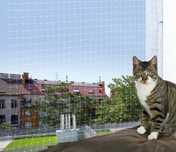 Przezroczysta siatka na okno/balkon dla kota 3x2m +akcesoria montażowe
