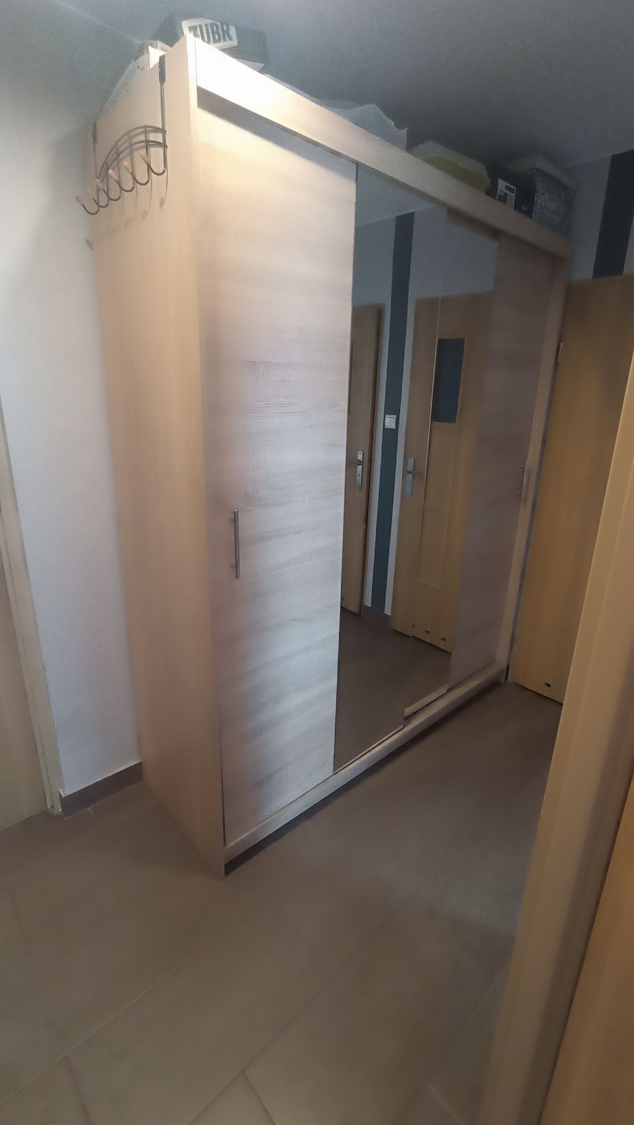Szafa przesuwna, do złożenia, bez luster, rezerwacja do 1 sierpnia