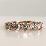 Pierścionek 14-karatowe różowe złoto 1.73ct. Diamenty 1,73ct 3,41g IGI