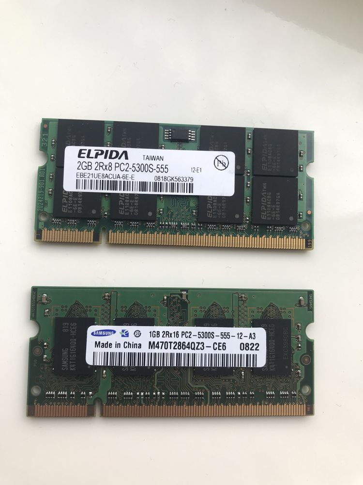 Оперативна память ОЗУ DDR2 2Gb, 1Gb