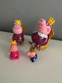 Świnka Peppa zestaw figurki królewskie