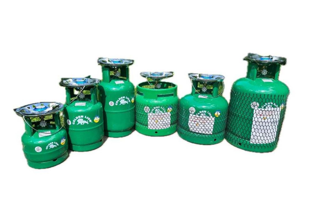 Газовые баллоны 5л, 8л, 12л, 15л, 25л (с горелкой и без),(Новый Завоз)