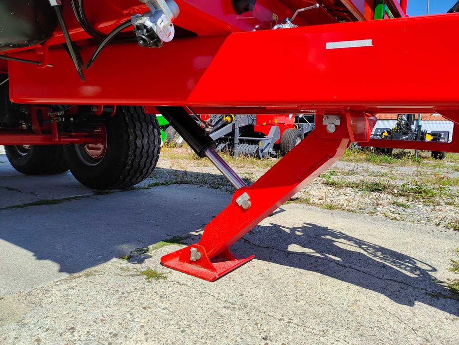 Przyczepa tandem Pronar T663/1 - podwójne burty, stopa hydrauliczna