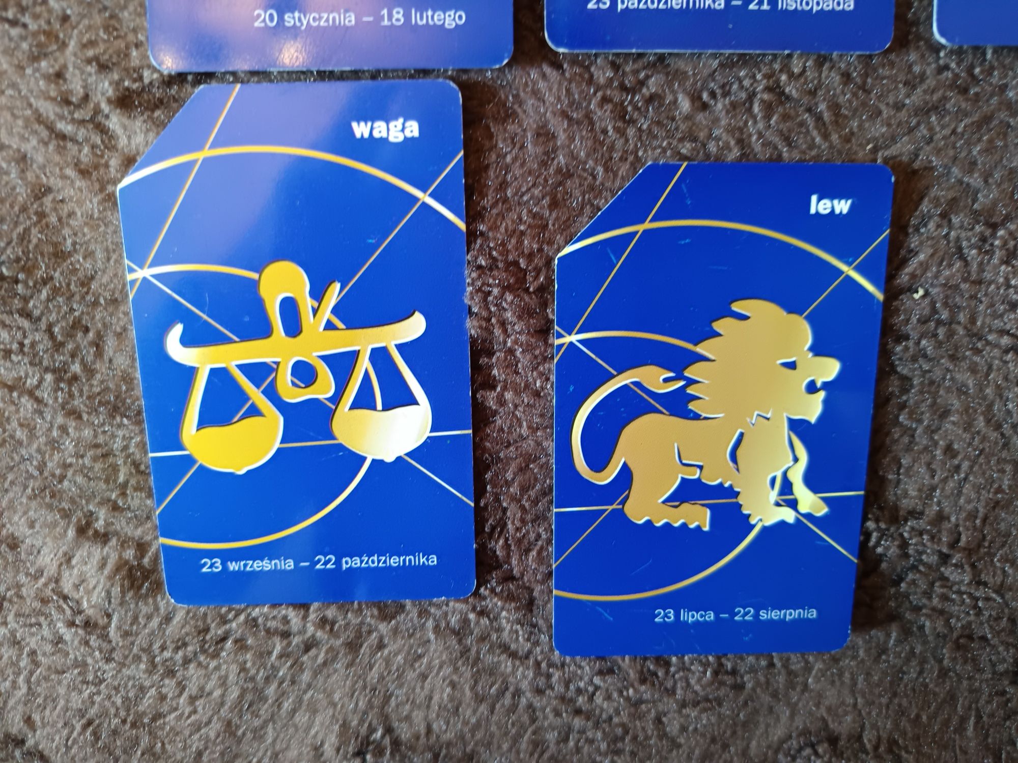 Polskie karty telefoniczne - znaki zodiaku