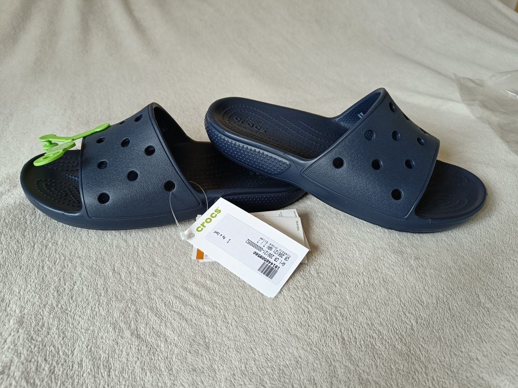 Klapki crocs granatowe 39-40, m7w9