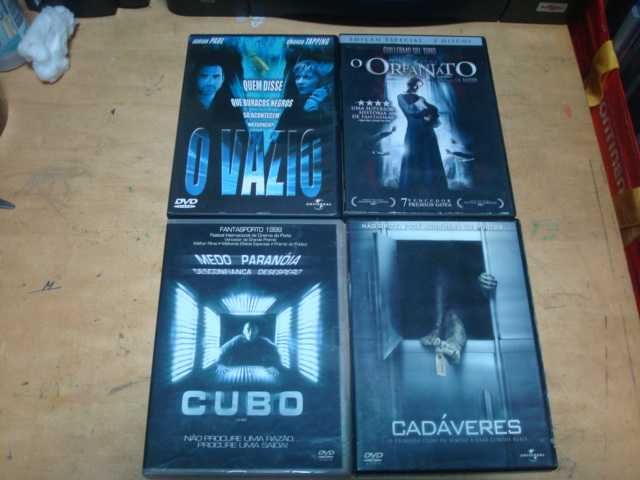 lote 22 dvds terror originais alguns raríssimos