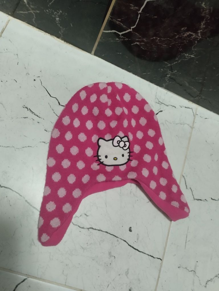 Y2K ушанка шапка Hello Kitty