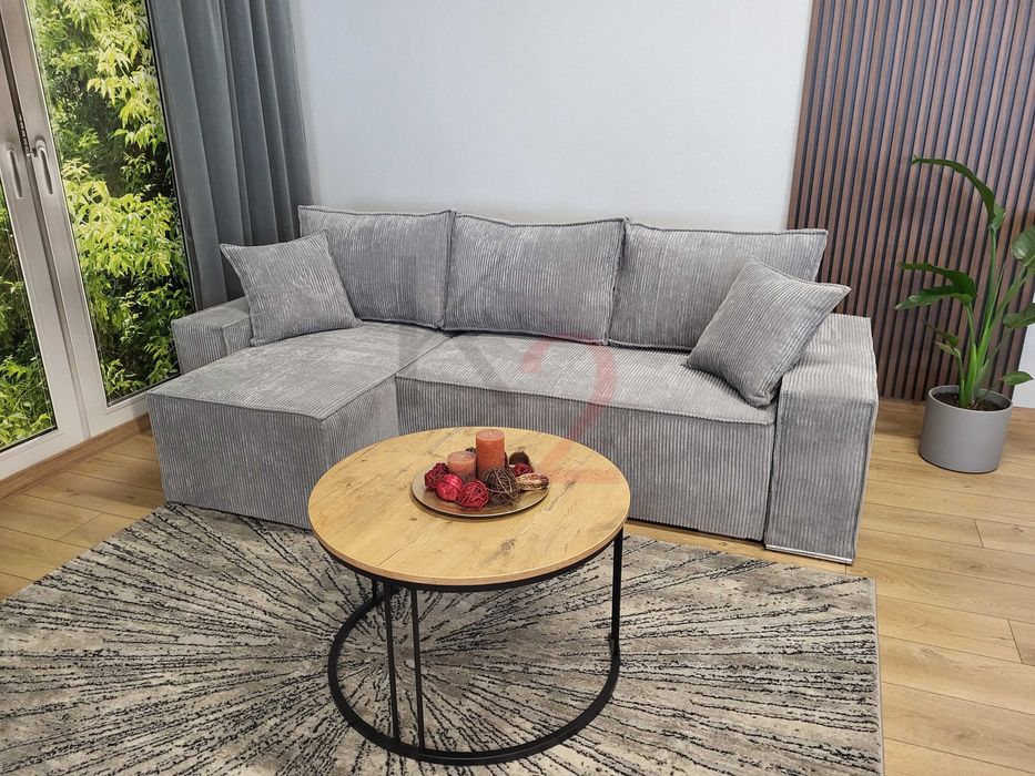 Narożnik Fabio Sofa Kanapa Łóżko Rogówka USB BONELL Fotel POD WYMIAR