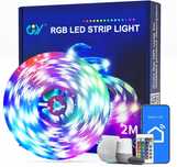 Inteligentna Taśma LED RGB 2m Samoprzylepna Wi-Fi Sterowanie Aplikacją