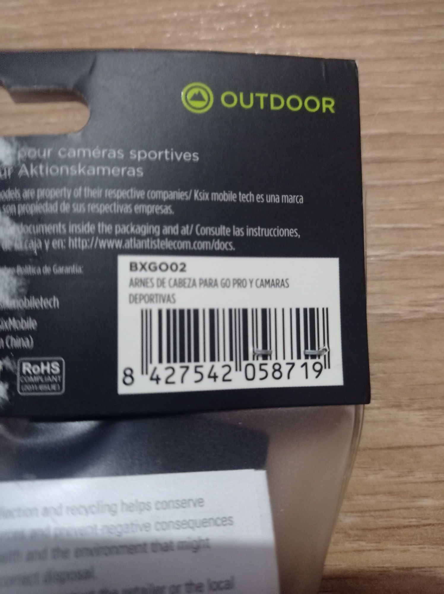 Acessório de cabeça/capacete Go pro