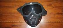Máscara com óculos airsoft