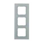 BERKER B.7 Ramka potrójna szklana aluminium MAT mam 2szt.