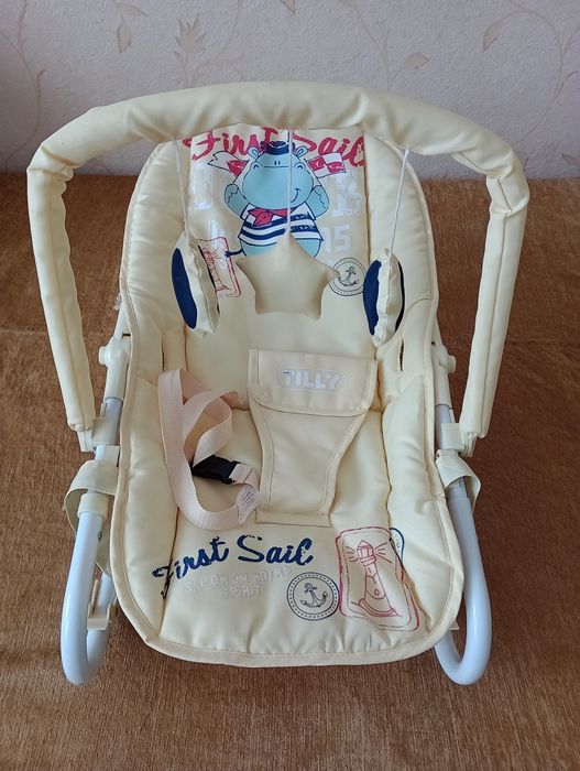 Дитяче крісло-шезлонг, гойдалка для малюків