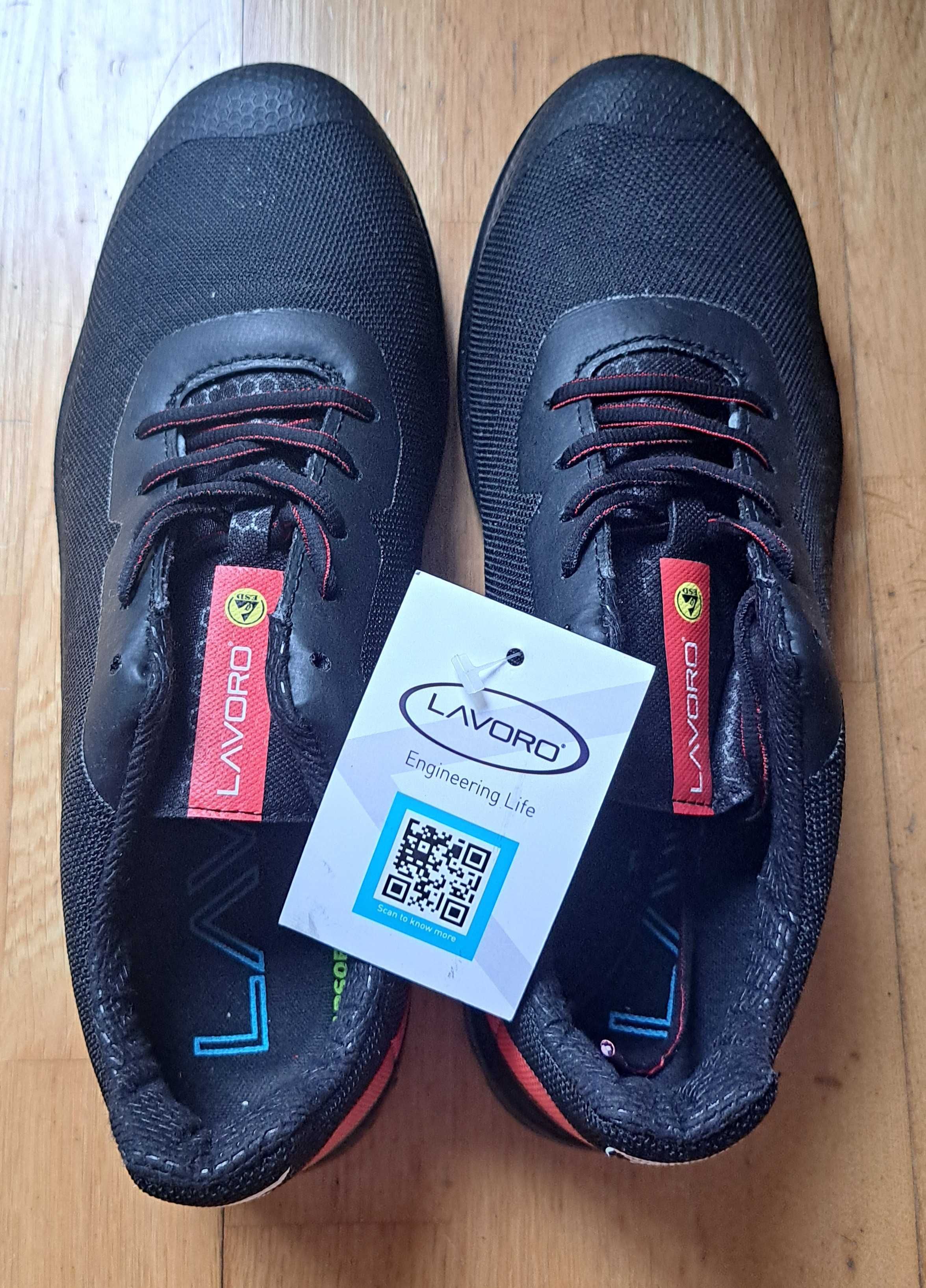 Sapatos Lavoro - Hybrid Black/Red - Tamanho 41 - Novos!