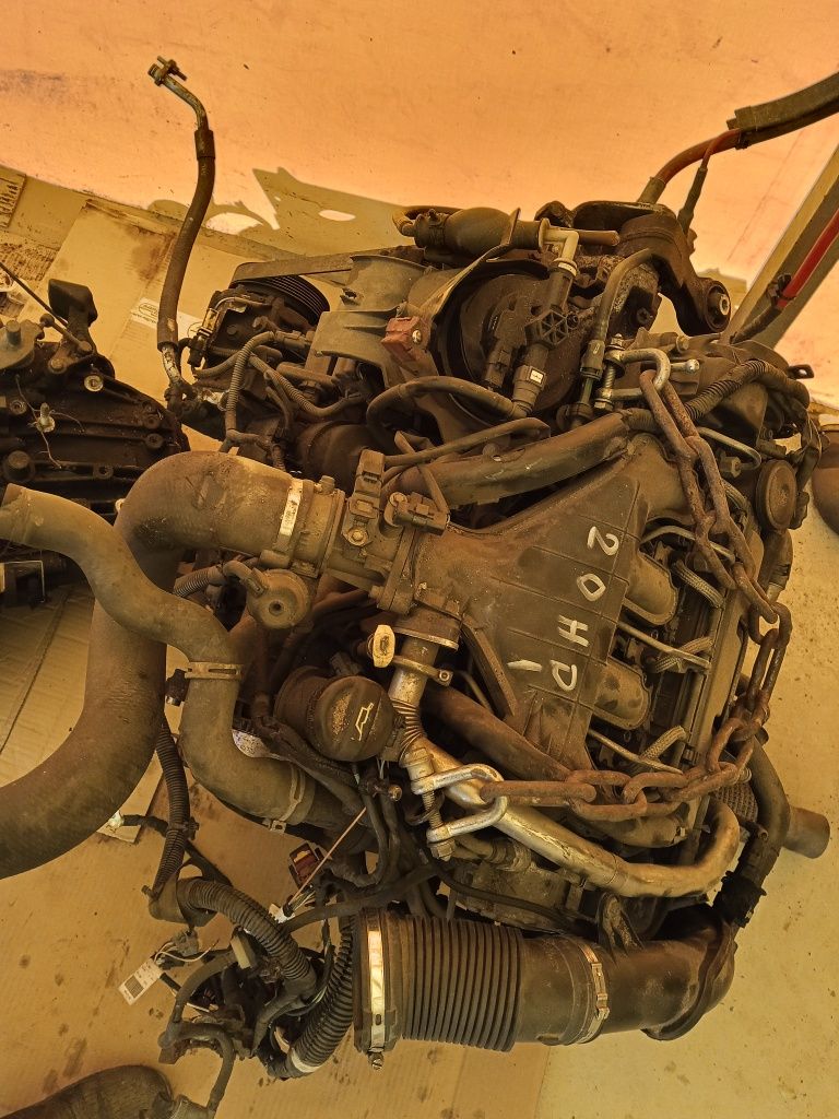 Silnik z osprzętem citroen C5 x7 III 2.0 HDi 136km
