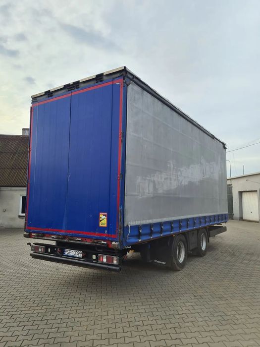 Krone zz  Przyczepa tandem firanka krone dach suwany podnoszony