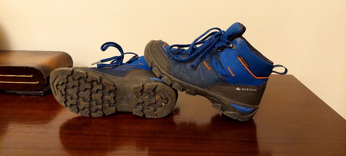 Quechua,  Buty górskie, trekkingowe, górskie dla chłopca,37, wkładka