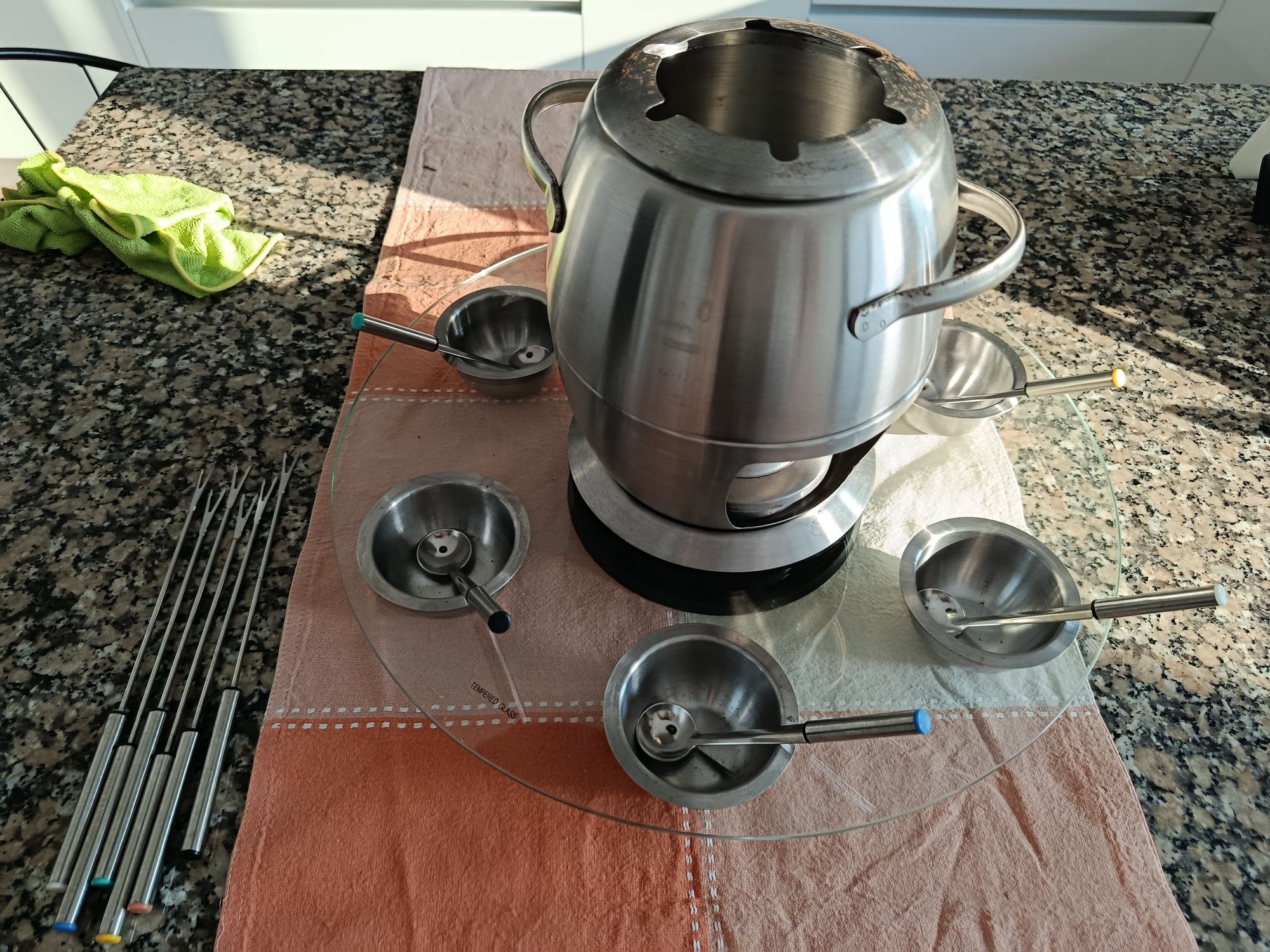 Fondue em Inox como Novo