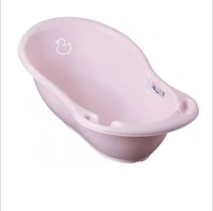 Ванночка  для купання дитяча рожева ванна