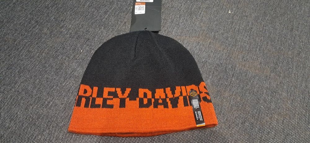 Czapka zimowa dwustronna Harley Davidson